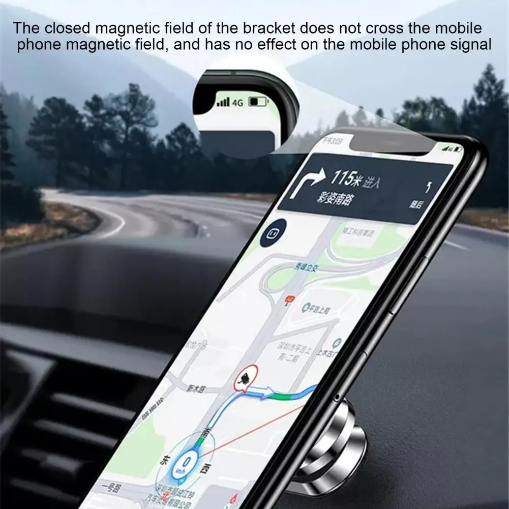 

Универсальный автомобильный держатель для телефона, поворот на 360 градусов, магнитная мини-подставка для приборной панели автомобиля, аксессуары для интерьера