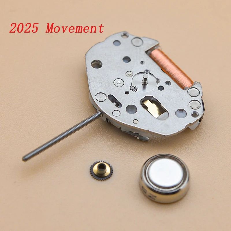 

1PCS 2025 2035 Quartz Watch Movement Fit For Japan Miyota 2035 2025 Movement Replace Repair Parts With 1PCS Battery
