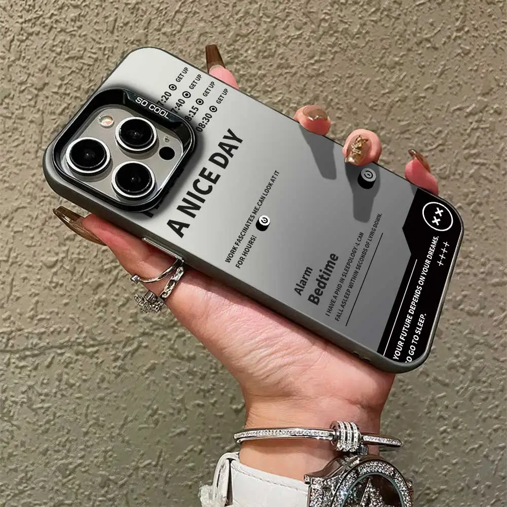 Nice Day Pattern Case For Redmi 14C 4G 13C 4G5G Redmi13 Poco C75 Protector Silver IMD Phone Cover 13R 14R 5G Fundas