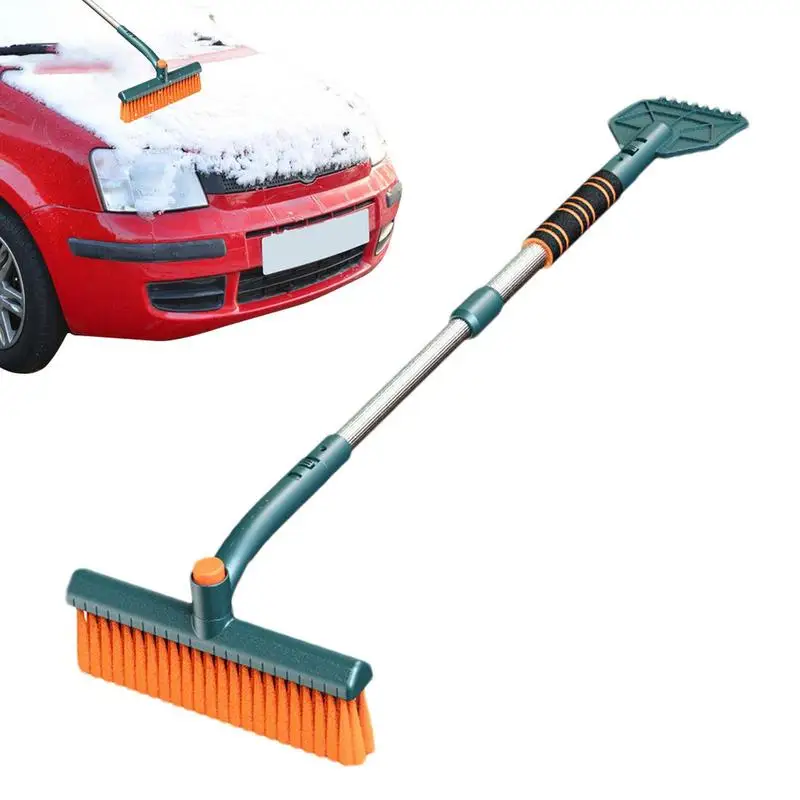 

Snow Brush For Car 31 Inches Ice Scraper For Car Windshield With Brush Extendable Snow Removal Tool Car Brush Use In All Winter