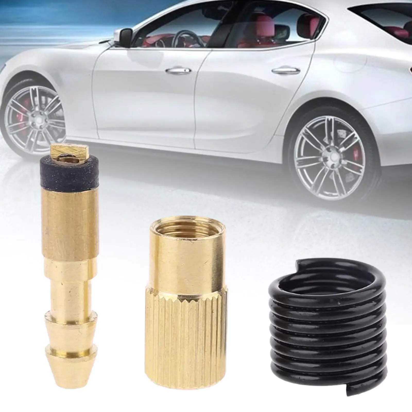 

Set of 3 Car Tire Inflatable Adapter Car Inflatable Connector Compressor Hose