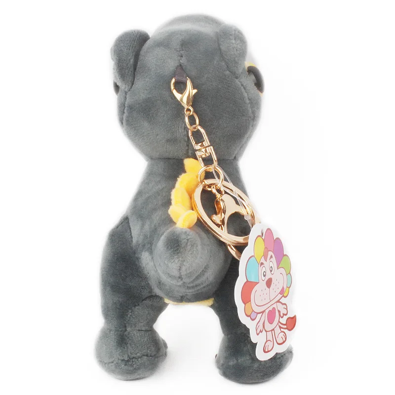 15cm Dinosaur Animals Plush Toys Keychain Backpack Decor Soft Stuffed Toys Pendants For Children Kids Adult Cartoon Dolls Gifts