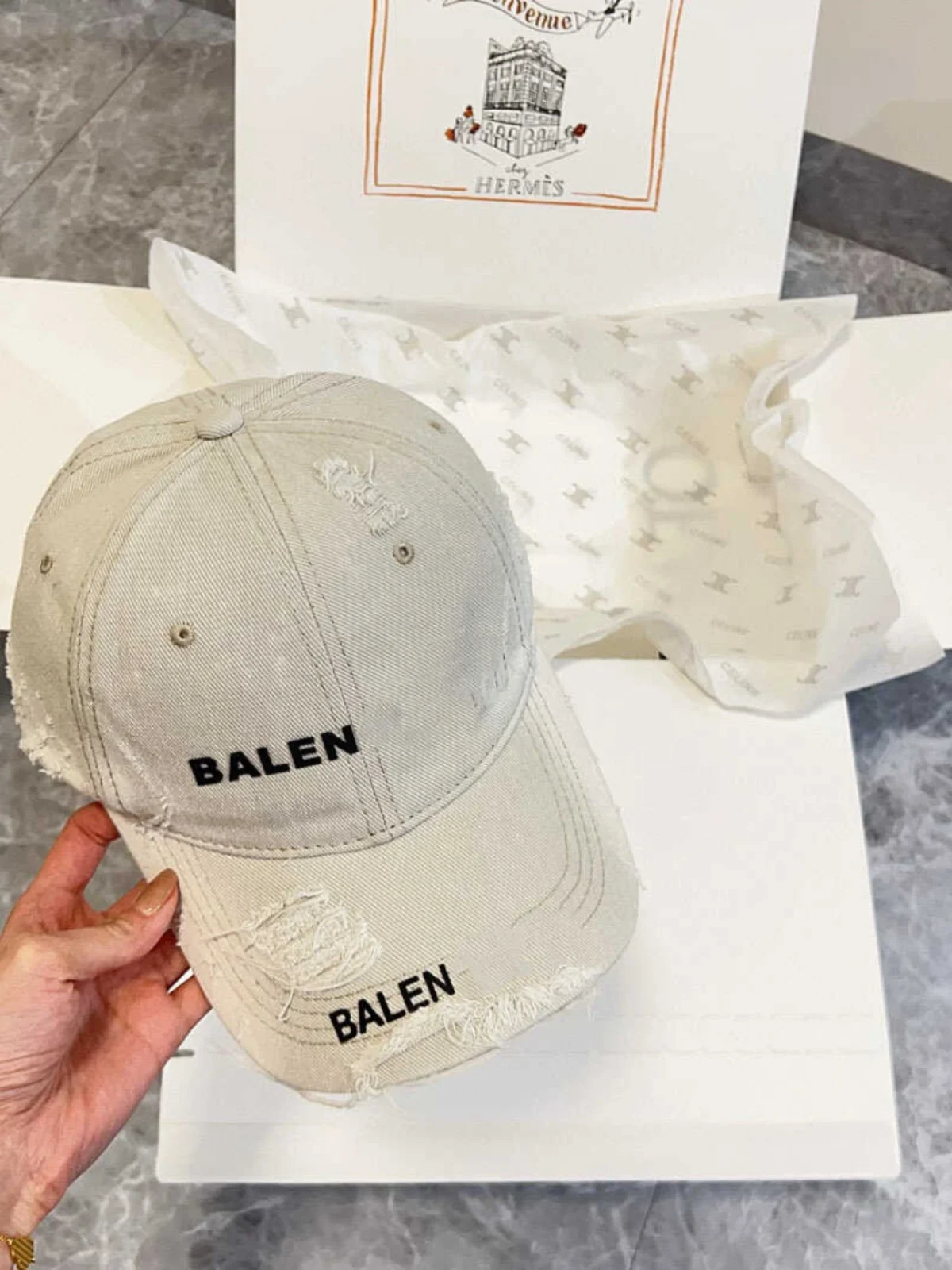 Новинка 2024 модный бренд Ins Paris plus потертая бейсболка европейские товары мужская и