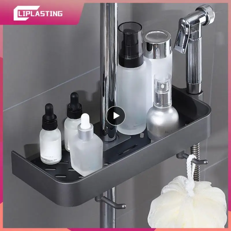 

Buckle Embedded Shower Rack Waterproof And Moisture-proof Wear-resistant And Anti-fouling Punch-free Storage Rack 27.5cm Long