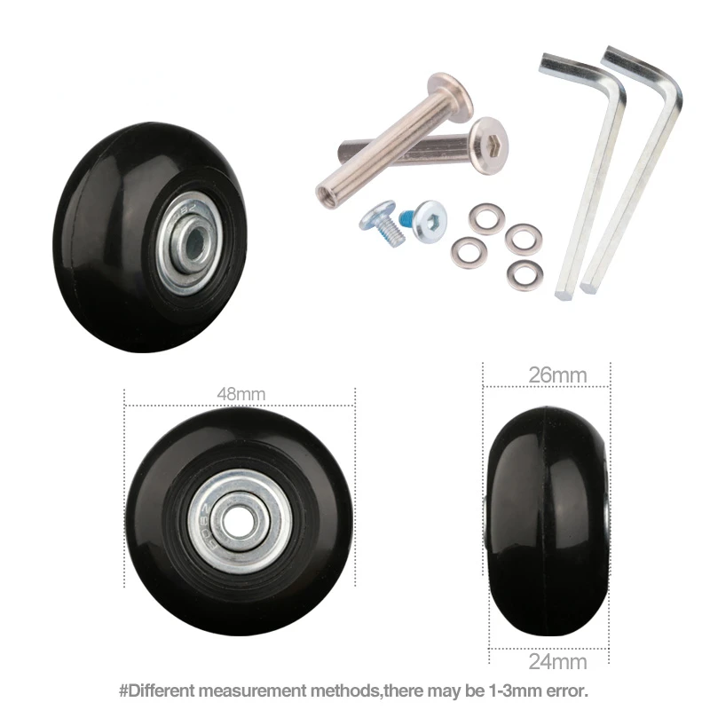 

Чемодан, аксессуары, Одноколесный 48 мм * 26 мм, высококачественный сменный чемодан, универсальный ролик, кодовый ящик, бесшумный Одноколесный