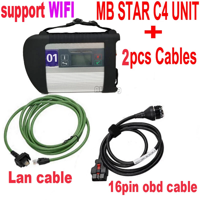 

MB Star C4 поддержка Wi-Fi SD Connect c4 obd2 сканер мультиплексор кабель mercede Star C4 SD для автомобилей/грузовиков benz auto диагностические инструменты
