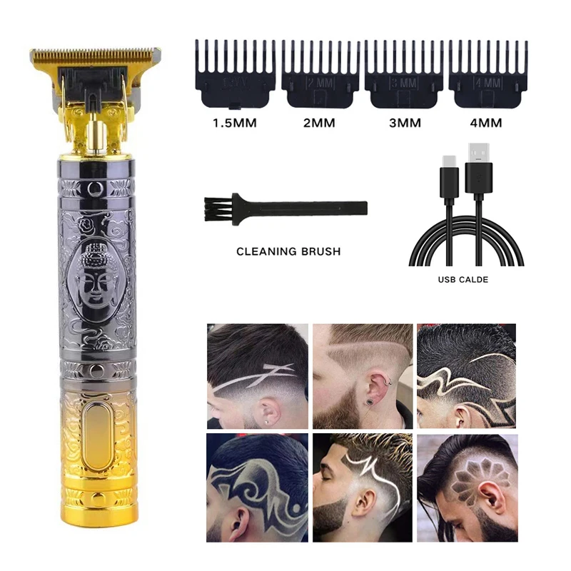 T9 USB Electric Hair Trimmer LCD Display Hair Cutting Machine for Men Rechargeable Hair Barber Trimmer Professional Clipper