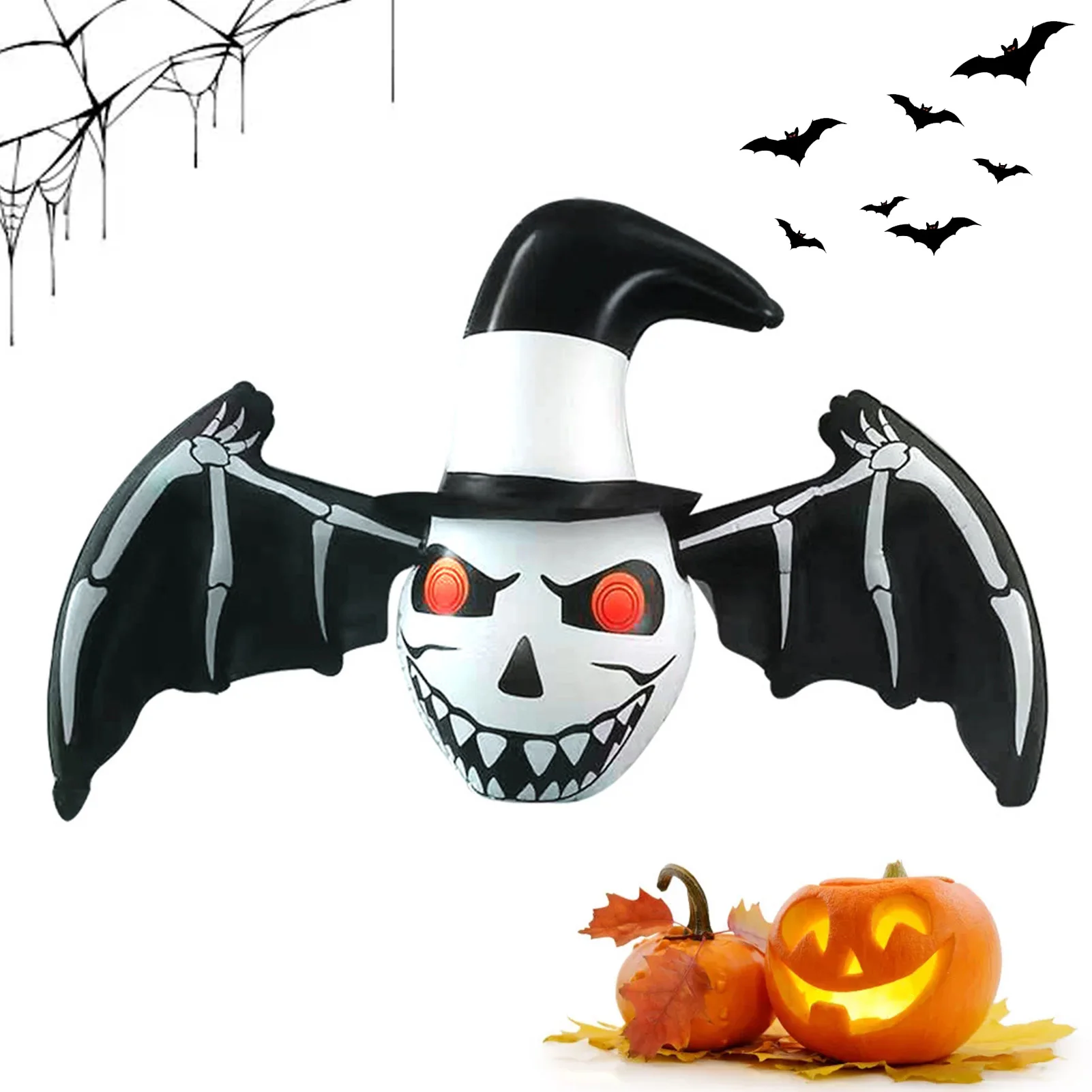 

Halloween Inflatable Bat Halloween Bat Decor Light Up Inflatables Party Supplies Outdoor Decorations Halloween Bat Inflatables