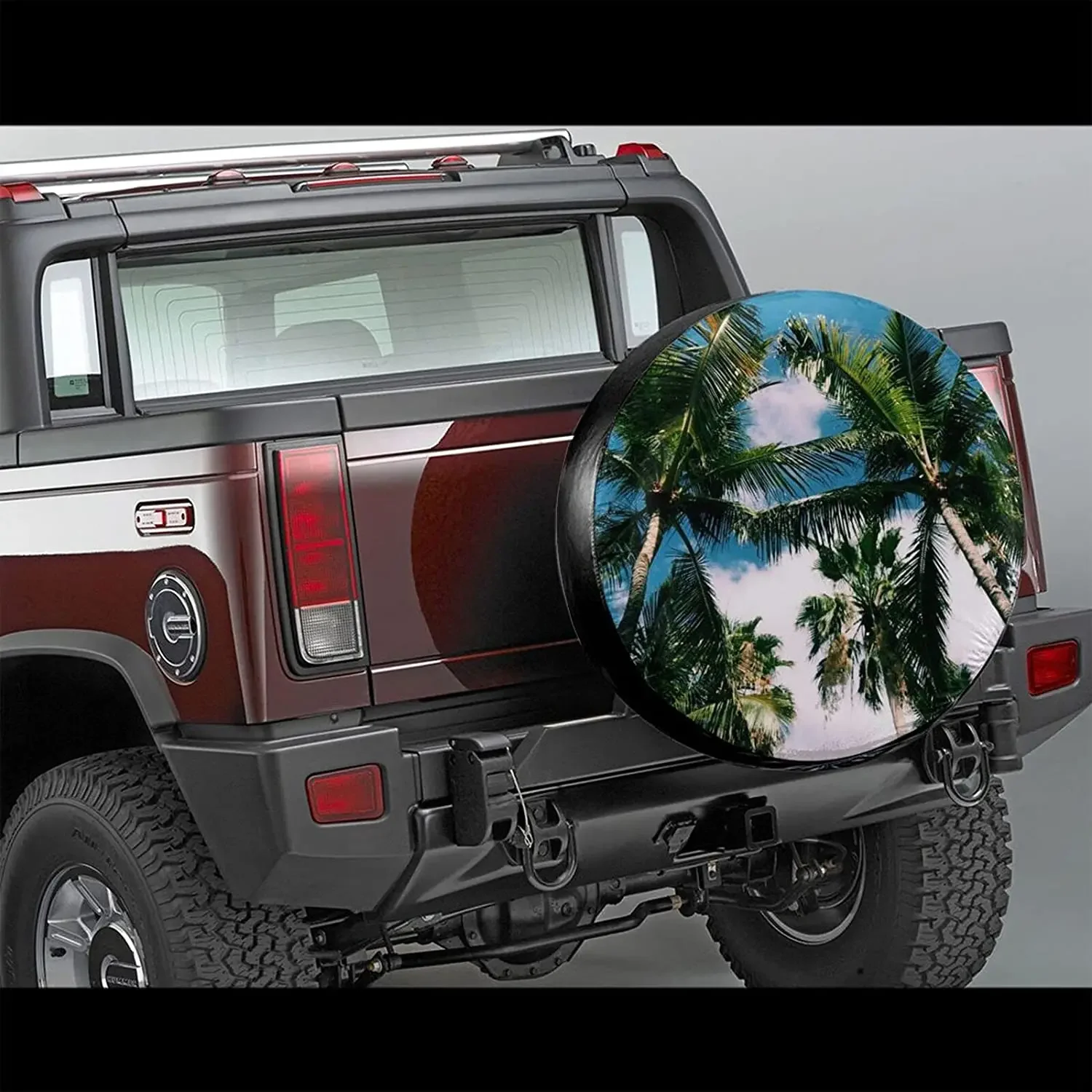 Delumie летнее дерево полиэфирные запасные покрышки для rv шикарные автомобильные