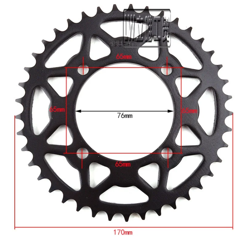 Зубчатая Звездочка 428 41 зуб 76 мм маховик для внедорожника 125/140/150/160cc CRF70 90 110 TTR100 KLX65