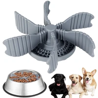 dog slow feeder bowl insert silica gel pet bowls accessories dog bowl slow feeder for dog anti choke insert pet products