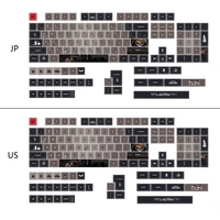 137pcs pbt keycap xda profile dye sub keycap for dz60 rk61 64 gk61 68 75 84 layout cherry mx switch mechanical keyboard