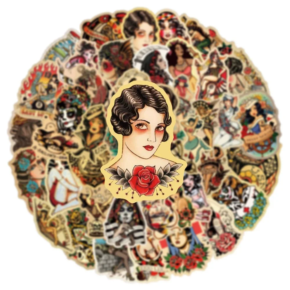 

Стикеры для ноутбука, телефона, гитары, скейтборда, мотоцикла, 10/50 шт.