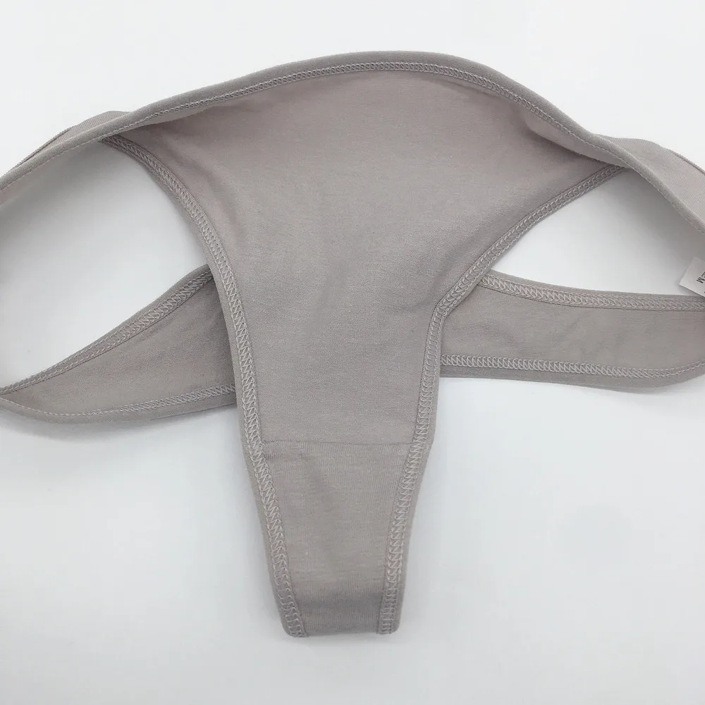 10 Pieces/Set Women's Underwear Panties Cotton Sexy Thong Soft Plus Size M-XXL G-String Breathable Comfortable Lingerie Tangas