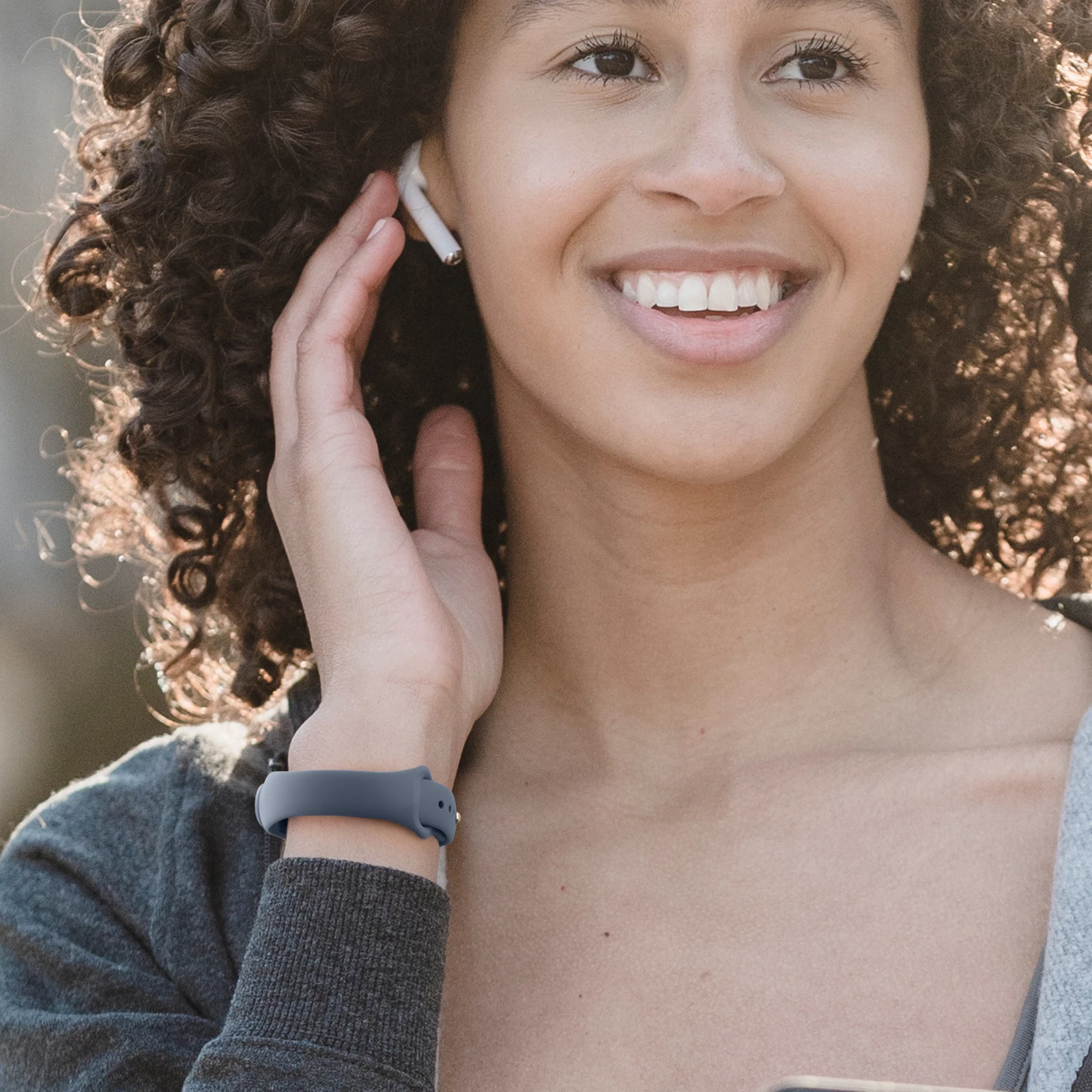 3Pcs Silicone Strap For Xiaomi Mi Band 5 6 Band Wristband Watchband For Xiaomi Mi Band 5 6 Miband 5 6 Strap Smartwatch Accessory