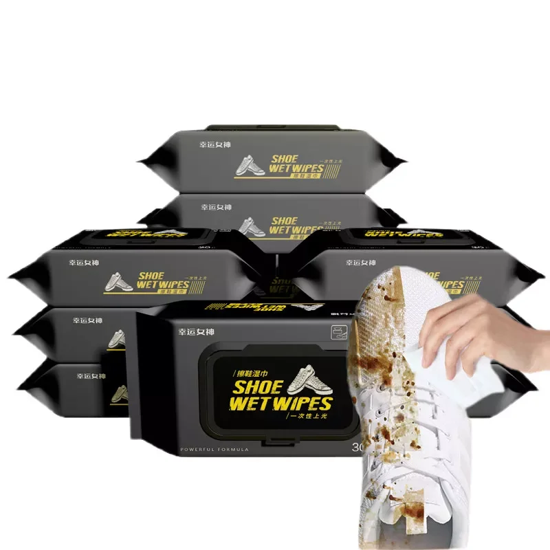 

NEW2023 240pcs Disposable Shoes Clean Wipes Portable White Shoes Care Sneakers Cleaning Wet Wipes Quick Scrubbing Cleaning Tissu