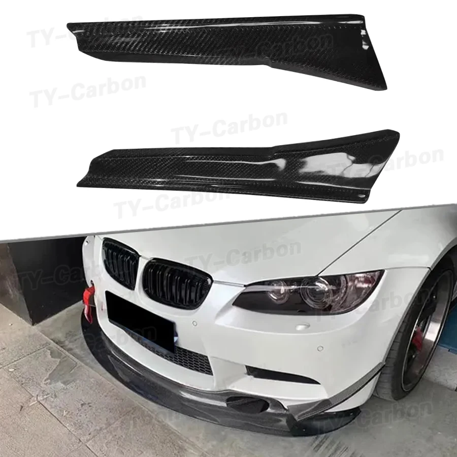 Фото Накладка на воздухозаборник переднего бампера из карбона для BMW E90 E92 E93 M3, рамка воздухозаборника, спойлер, сплиттер, накладка на решетку, аксессуары для автомобиля из FRP №1