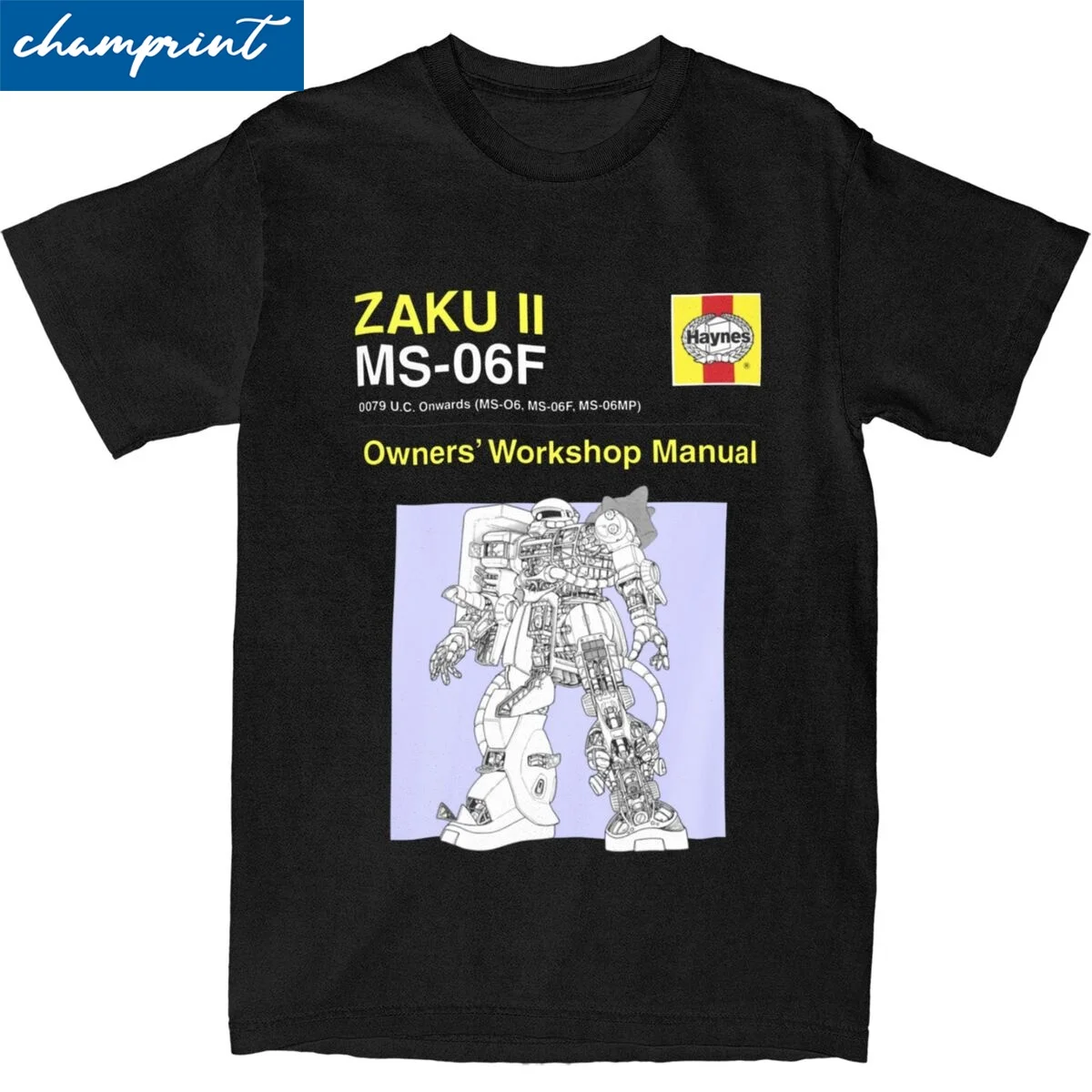 Mazinger Z Gundam Zaku II Owner's Ручные футболки для мужчин и женщин новинка из 100% хлопка с