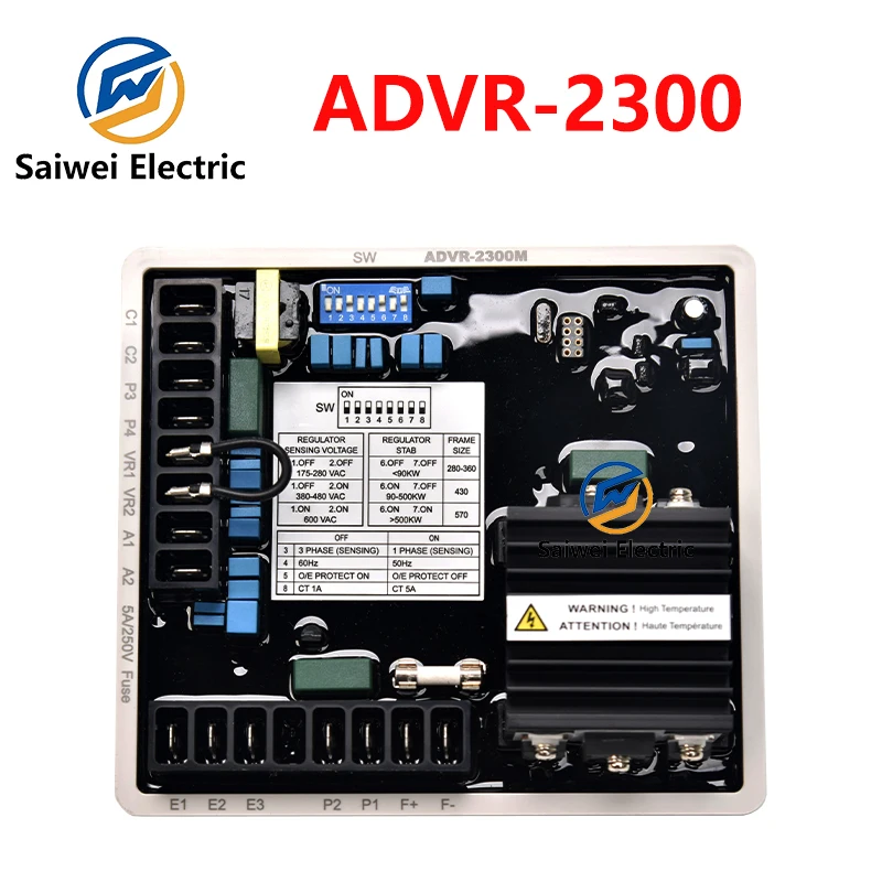 ADVR-2300 оригинальный Guyetai автоматический регулятор возбуждения AVR PM500 стабилизатор
