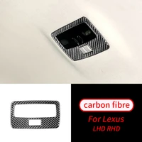 for toyota lexus gs 2006 2011 1pcs real carbon fiber rear seat reading lamp sticker trim car interior accessories