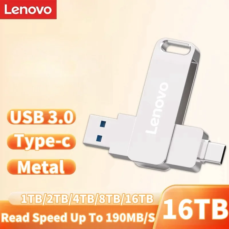 USB 3 0 флеш-накопитель Lenovo 16 Тб 8 ТБ 4