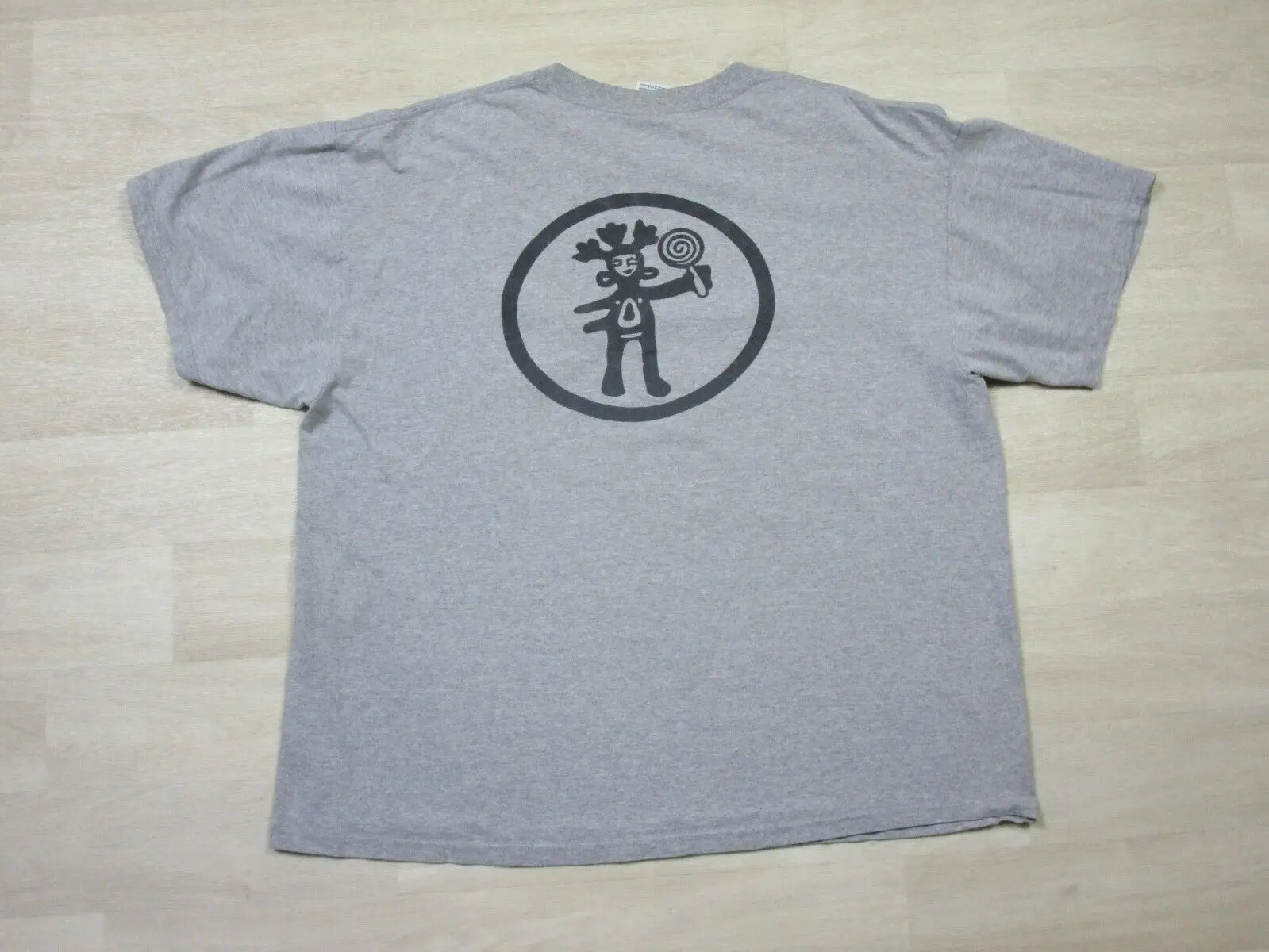 VTG Lollapalooza фестиваль 2003 местная Экипировка серая двухсторонняя лента Футболка Sz (XL)