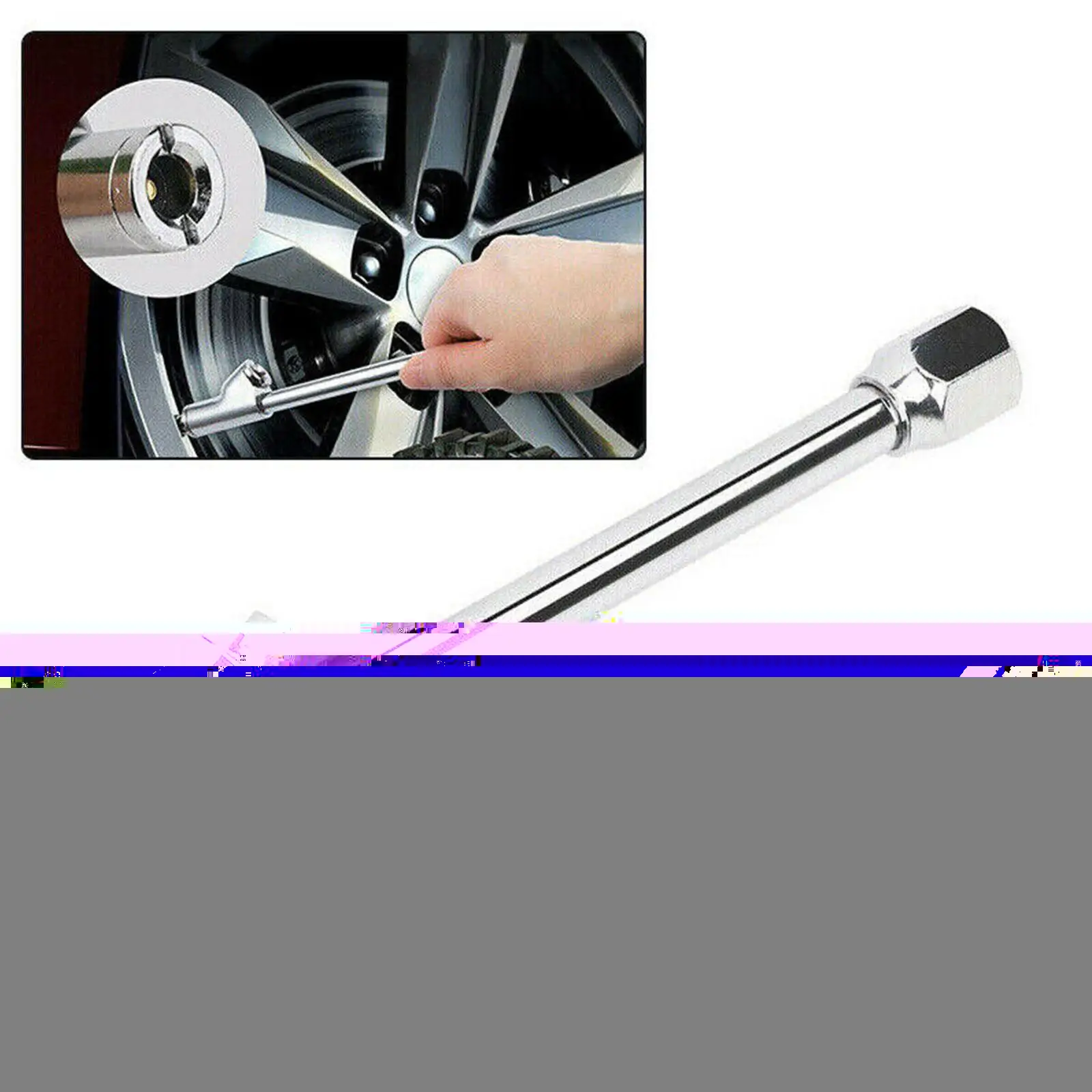 

2in1 Multifunctional Air Chuck Duty Dual Quick Plug For Checking Pressure For Inflator Gauge Compressor Truck Bicycle X5y4