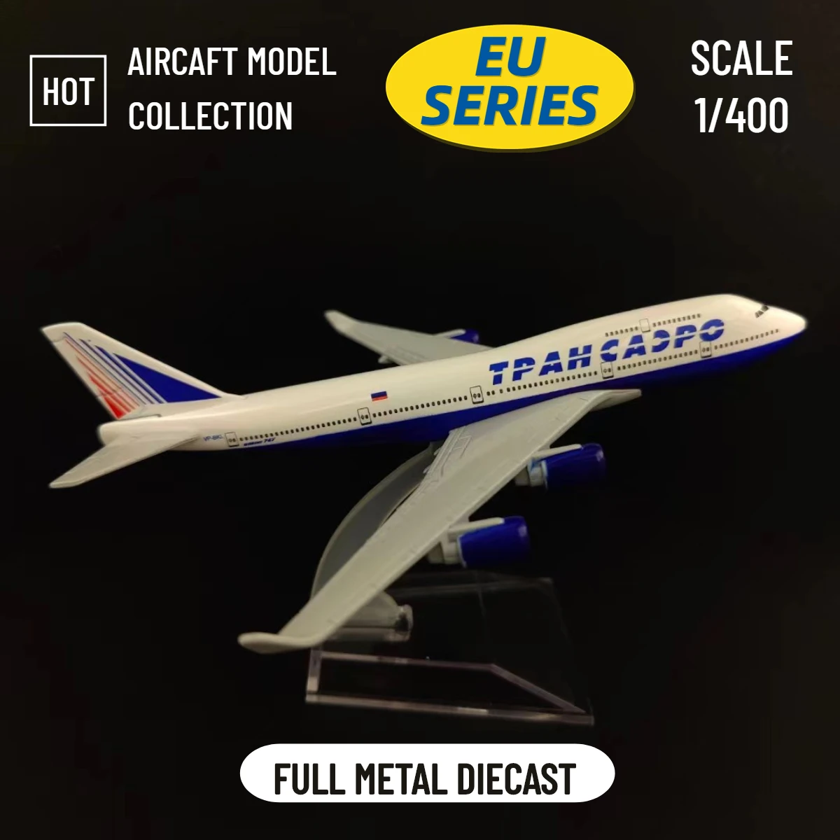 

Scale 1:400 Metal Replica Aircraft 15cm Russia Transaero EU Airline Airbus Boeing Diecast Model Aviation Collectible Miniature