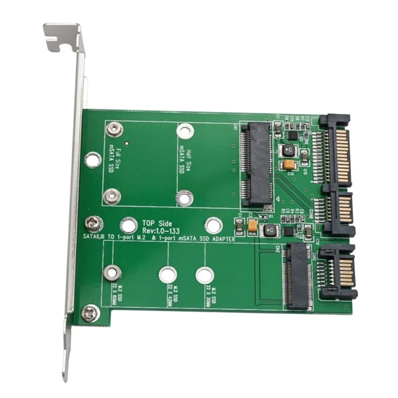 

Aluminum Frame Bracket Convert mSATA or .2 SSD to a 2.5" Adapter Dropship