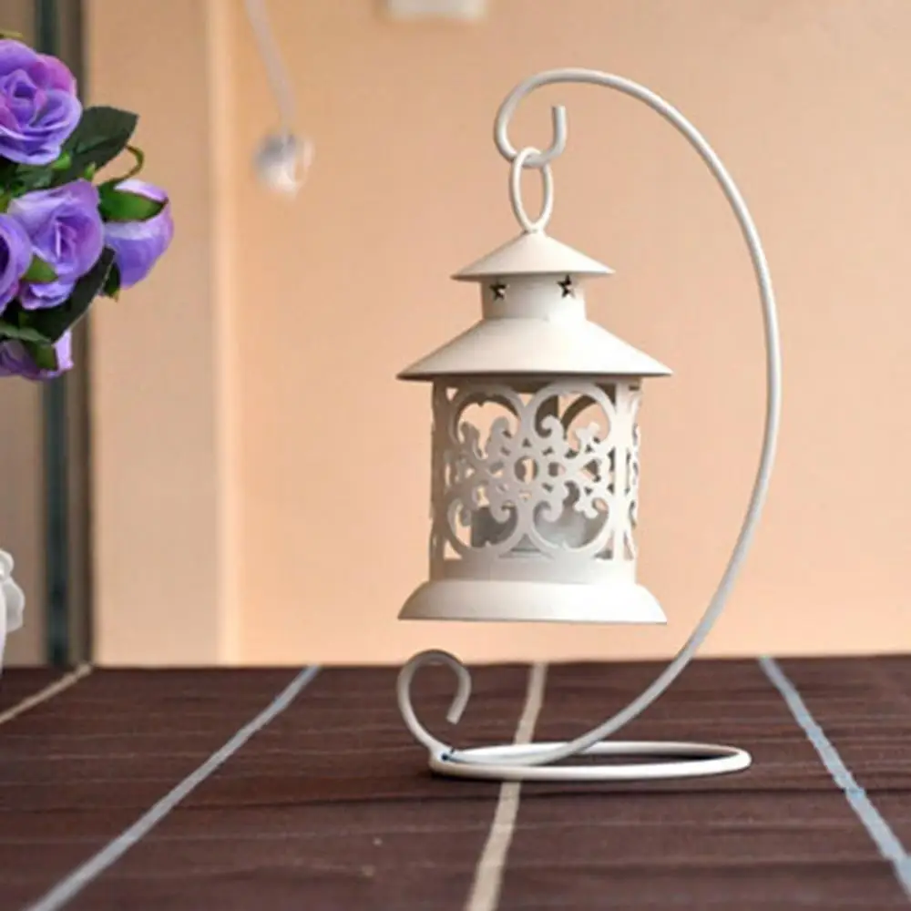 

Lantern Hollow Holder Stand Hanging Candle Antique Moroccan Wedding Decor Gift
