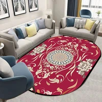 persian vintage oval carpet living room light luxury soft child room carpet sofa coffee table floor mat bedside bedroom rug