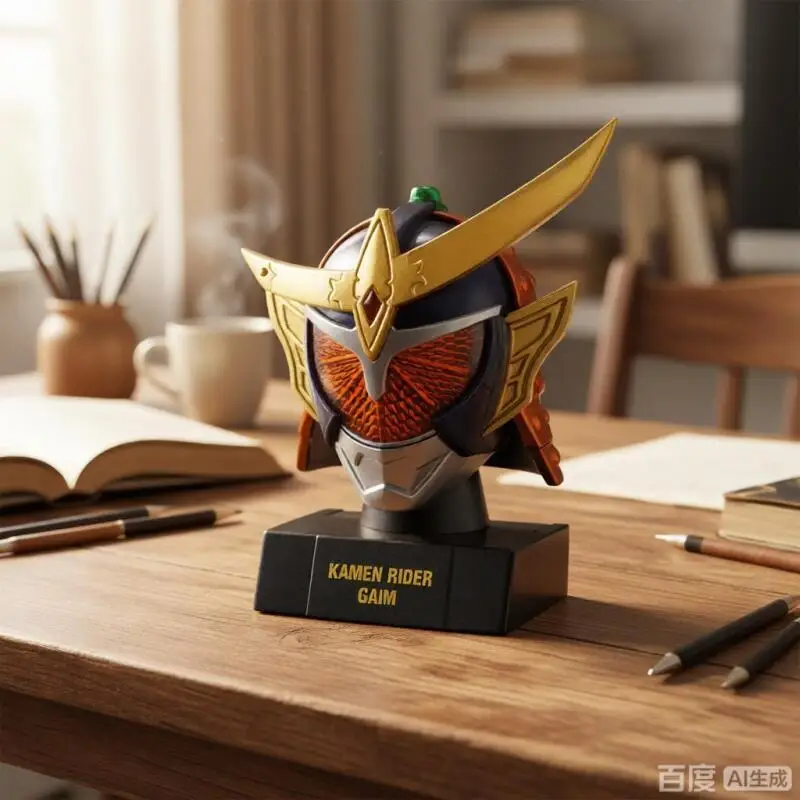 Фото Бюст Masked Rider Den-O: коллекционная фигурка для декора рабочего стола, подарок для фанатов аниме, в наличии, быстрая доставка №1