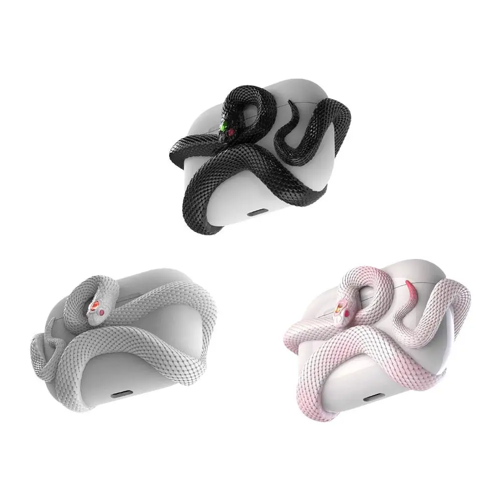 Намоточный корпус из смолы в виде змеи для серии Airpods защитный чехол аксессуары