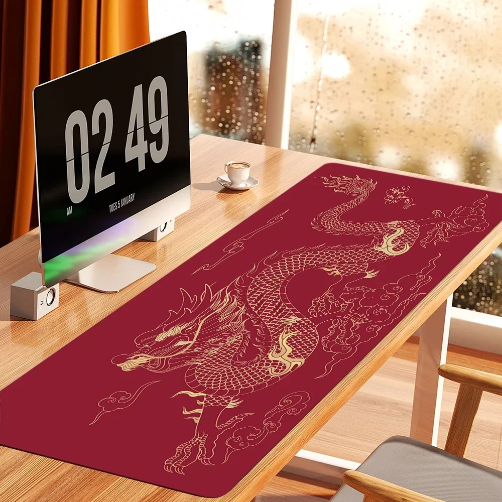 Классный Противоскользящий резиновый коврик для мыши dragao xxl