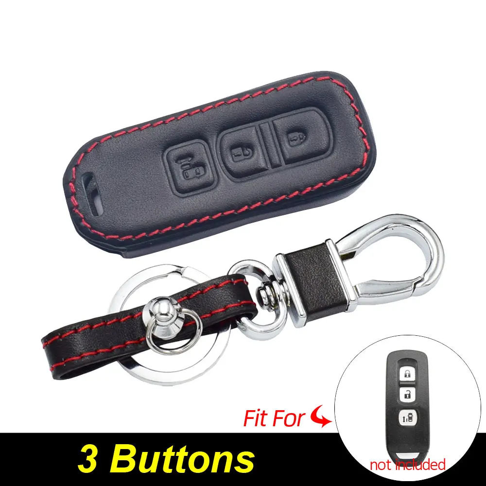 

Кожаный чехол для автомобильных ключей для Honda N-BOX N-WGN N-ONE JF1 JF2 JH1 JH2 JG1 JG2 Smart Remote Fobs Защитный чехол Аксессуары