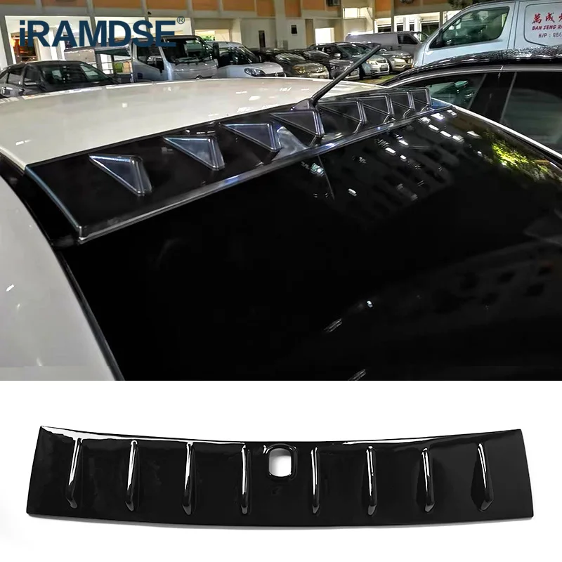 

Car Roof Spoiler for Mitsubishi Lancer EX 2009 10 11 12 13 14 15 16 Glossy Black ABS Plastic Tail Wing Rear Window Accessories