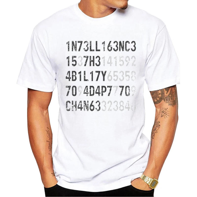 TEEHUB интеллект — способность адаптируется для изменения мужская футболка