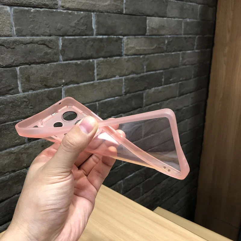 Прозрачный чехол Meiyan с линзой для MOTO Edge 60F G75 G15 Motorola Edge 50 Neo G34 G32 G35 G54 G24 G85, мягкий силиконовый чехол (art.: 3920ce7a173ff) - 3920ce7a173ff