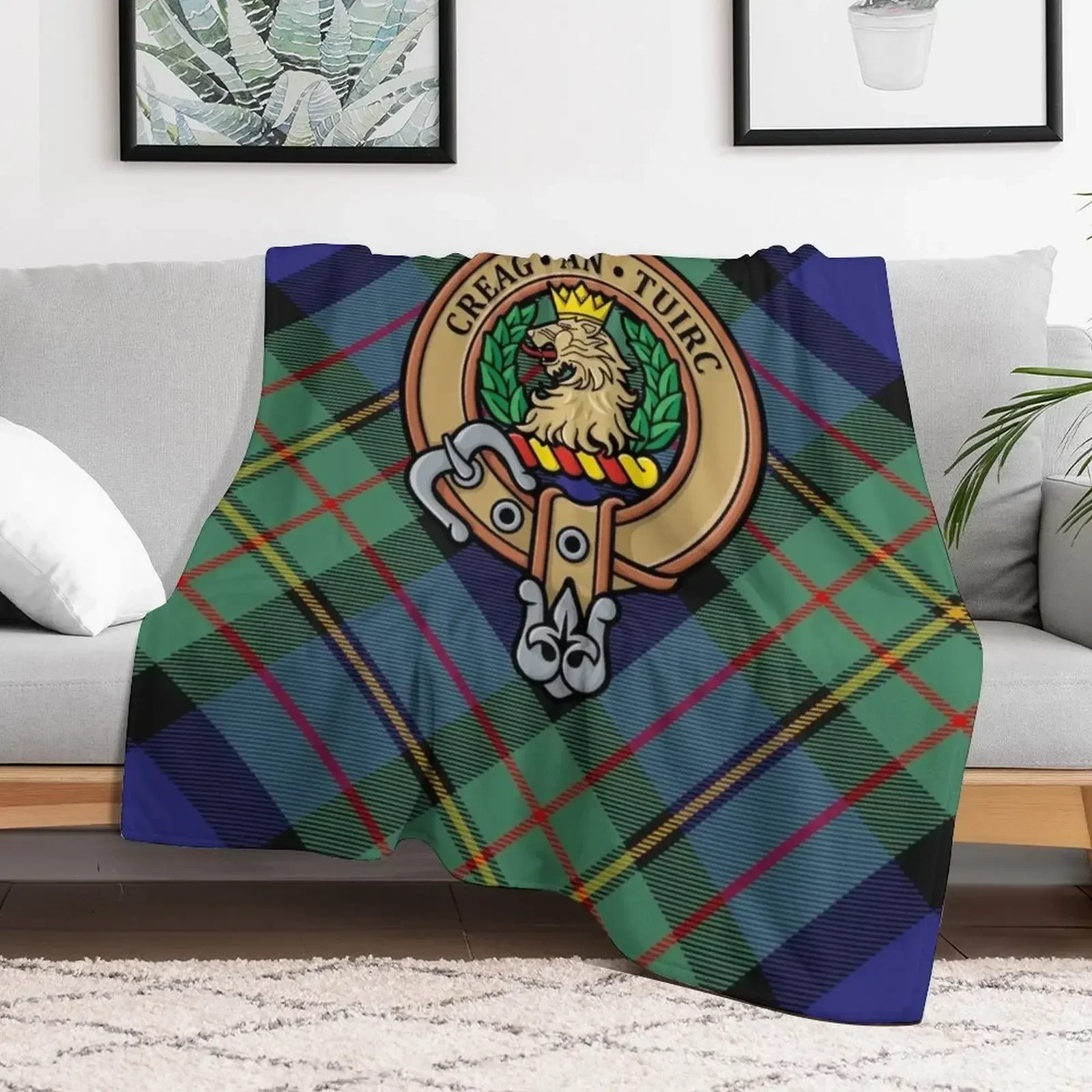 Одеяло Clan MacLaren Crest декоративные одеяла для косплея в стиле аниме диванов