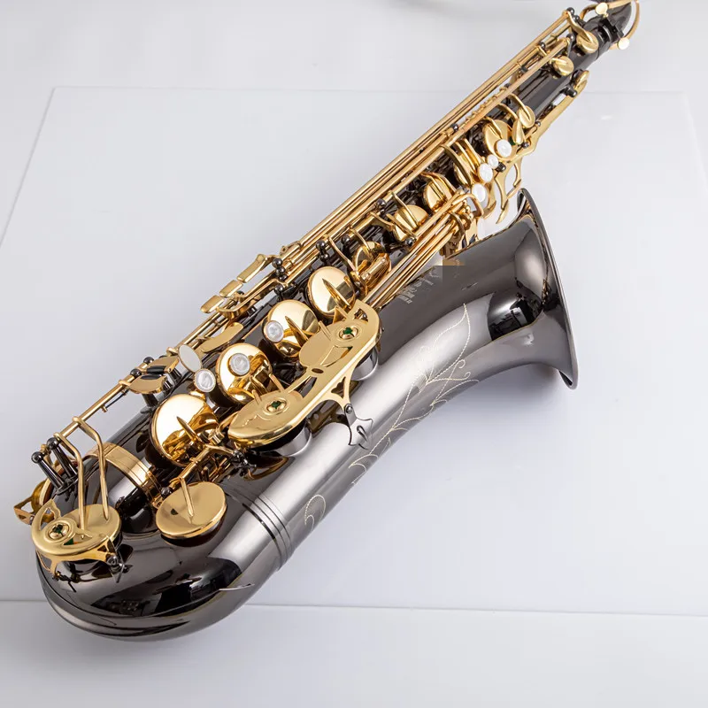 

Made in France 802 Bb Tenor Saxophone Sax Brass Body Black Nickle Plated Golden Keys Woodwind Instrument