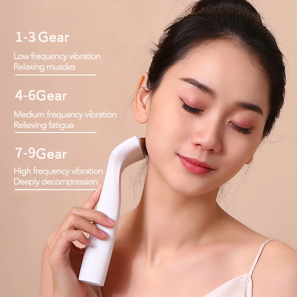 

Electric Face Anti-wrinkle Beauty Apparatus Scraping Vibration Eye Massager Must-have Red Bian Stone Remove Relieving Back Pain