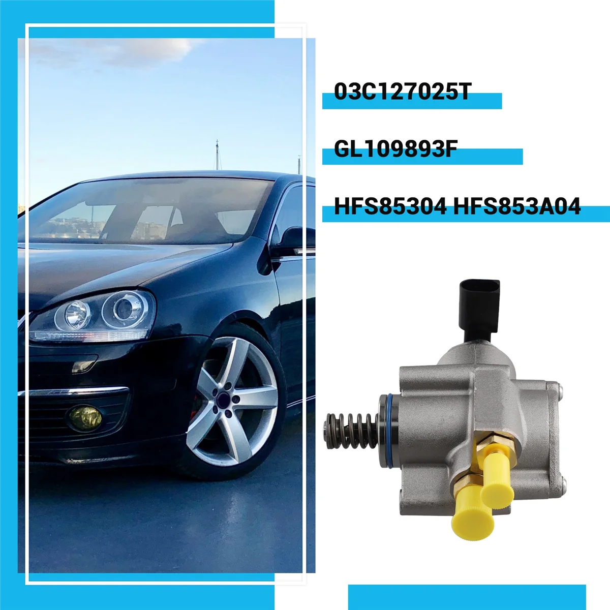 Масляный насос высокого давления 03C 127025 T GL 109893 F HFS85304 HFS853A04 для VW AUDI SKODA Eos Golf Mk5 Plus