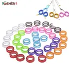 Кольцо-ножницы для стрижки волос из силикагеля, многоцветные ножницы для парикмахерских, 5 шт.