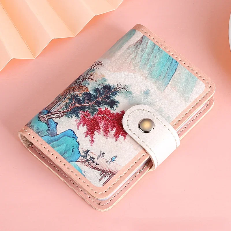 

Держатели для удостоверений личности с защитой от воров, пейзаж, милый деловой щит, держатель для карт, органайзер, сумка для монет, кошельки, сумка, чехол для банковской кредитной карты автобуса