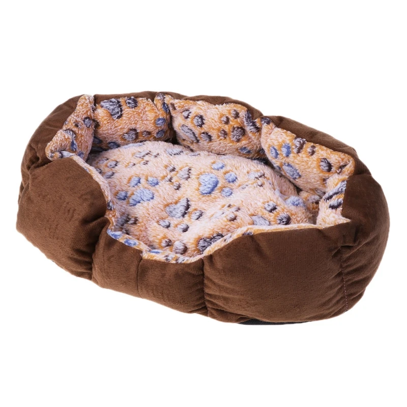 

Pet Dog Bed Non-slip Bottom Soft Plush Cat Sofa Warm Pet Mat Puppy Cushion Bed Washable for Kitten Small Medium Dog Cat