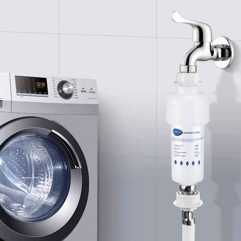 

Pre-Filter Water Filter PP Cotton Filter Purifier Removal Heavy Metal Purifier Shower Washing Machine Filter Home Health