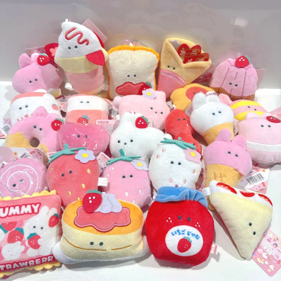 Фото Yell world 9,3 см плюшевая игрушка с круглыми глазами Strawberry Fair Petit Mascot BC 25 видов vol.2 милый кролик джем печенье торт фаршированный кулон №3
