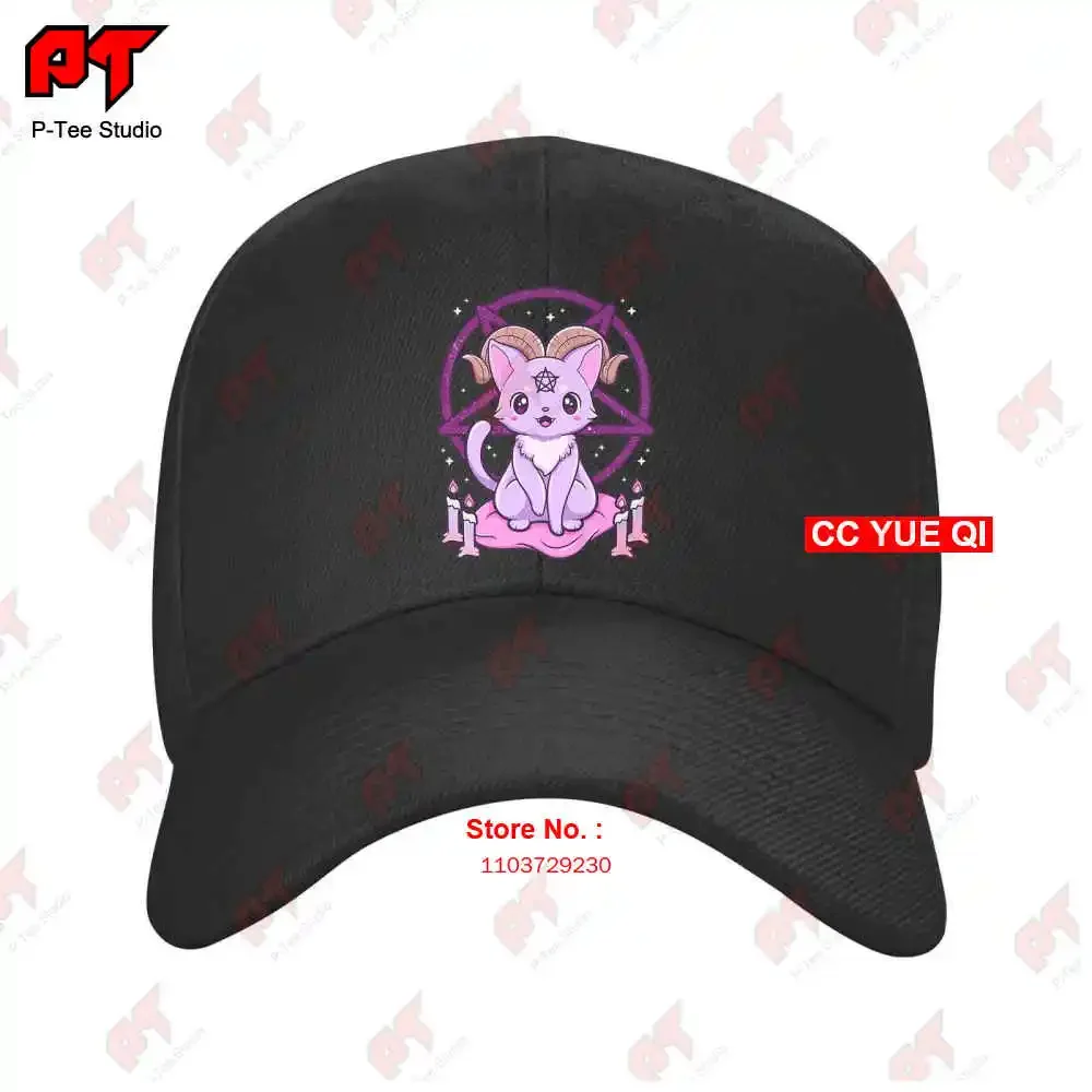 Kawaii Pastel Goth Krampus Cute Creepy Gothic Бейсболки Кепка-грузовик RJ3M