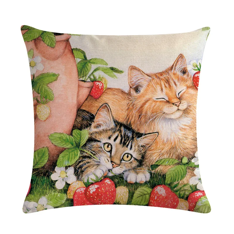 1 шт. картина маслом милая серия кошек льняные искусственные автомобильные