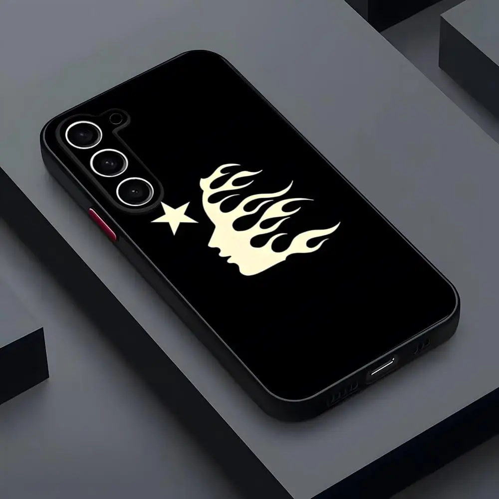 H-HellstarS модный чехол для телефона матовый прозрачный Samsung S25Plus S21fe S22 FE S23 Ultra S24 Plus S25